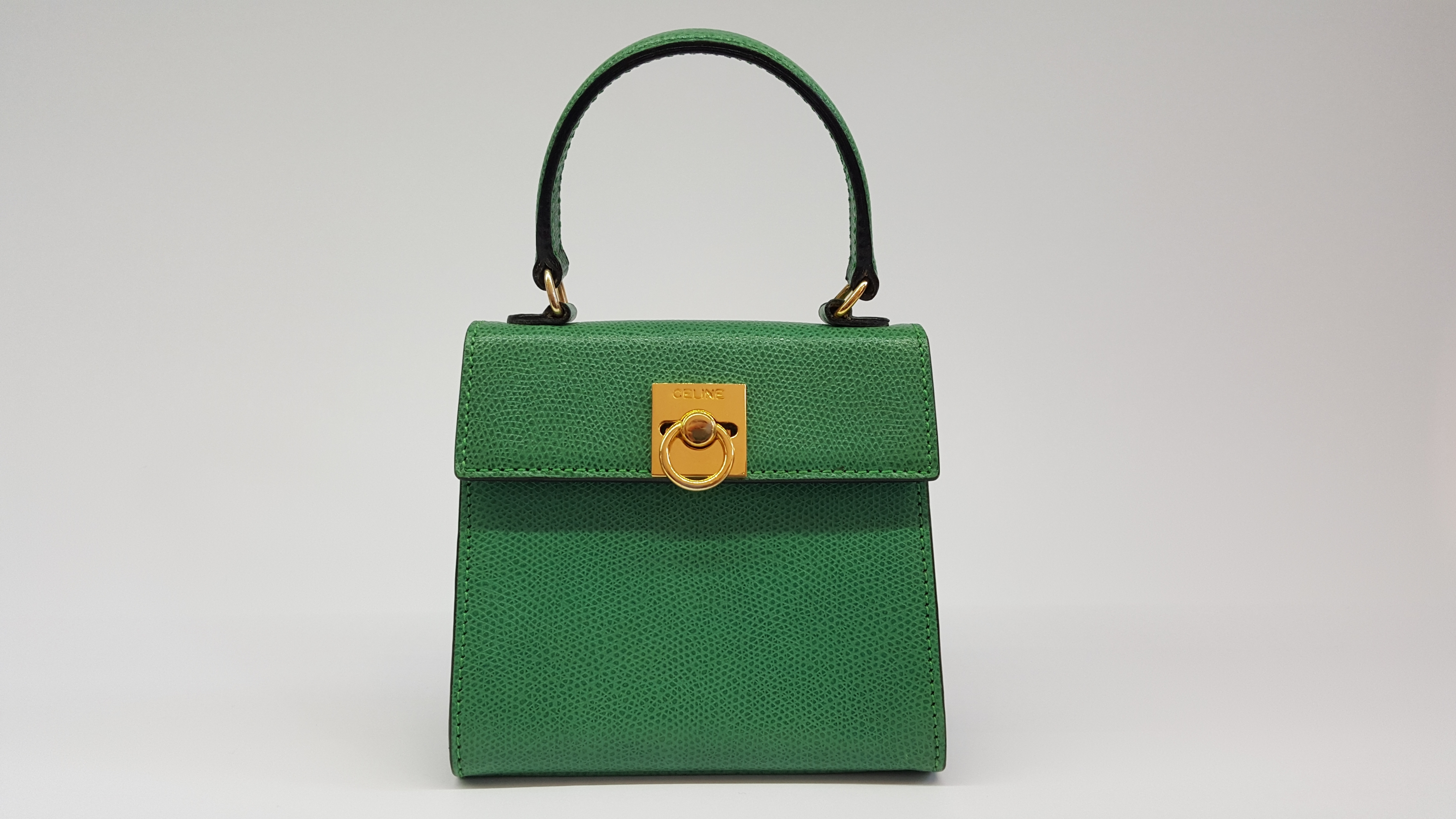 celine handbag green